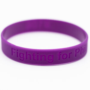 Fighting for Phil Silicone Bracelet