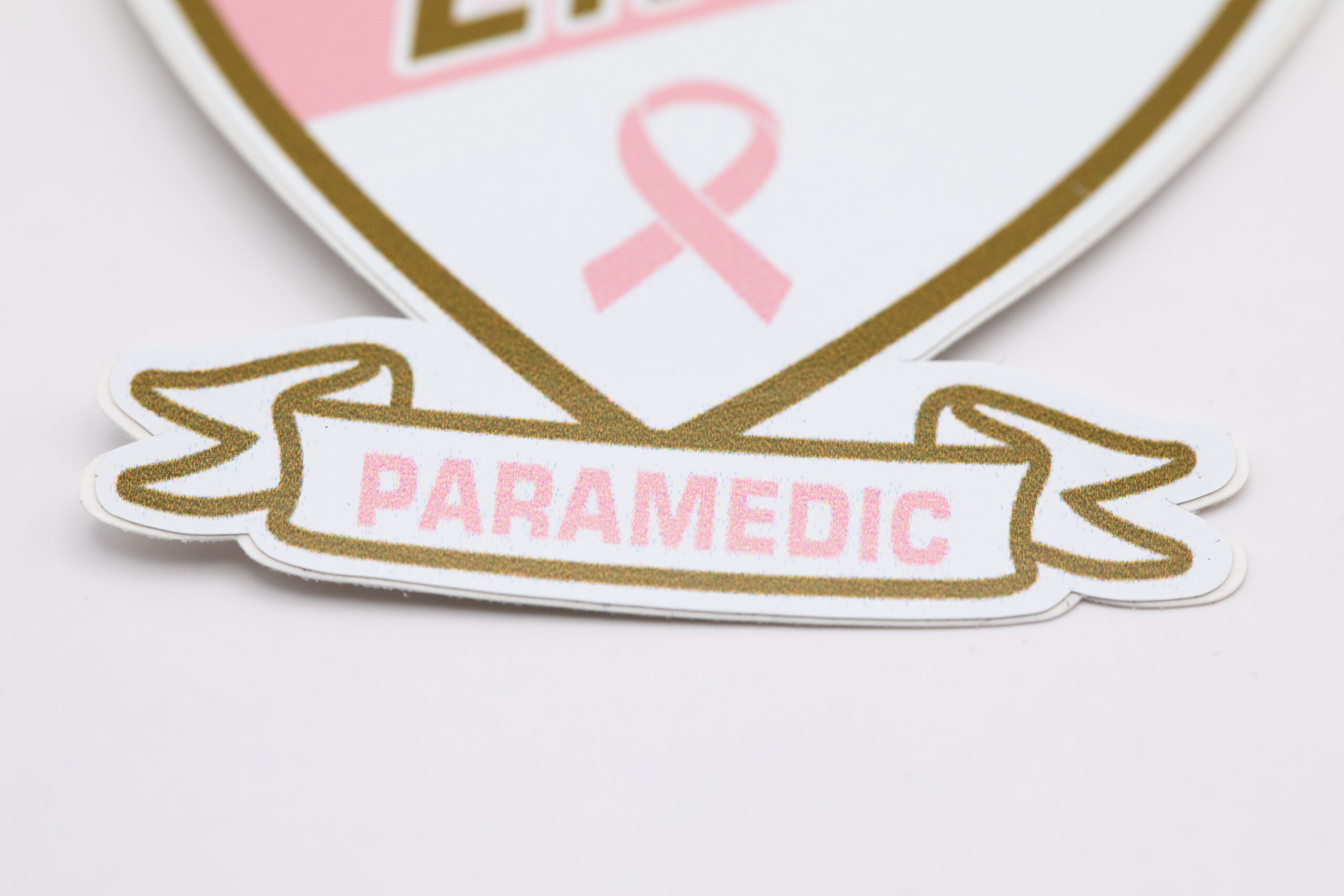 Worcester EMS Breast Cancer Awareness Sticker - Image 4