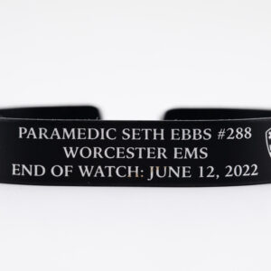 Paramedic Seth Ebbs Memorial Bracelet
